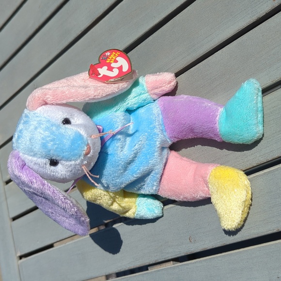 Original Beanie Baby Set of Five Rabbits - Picture 2 of 6